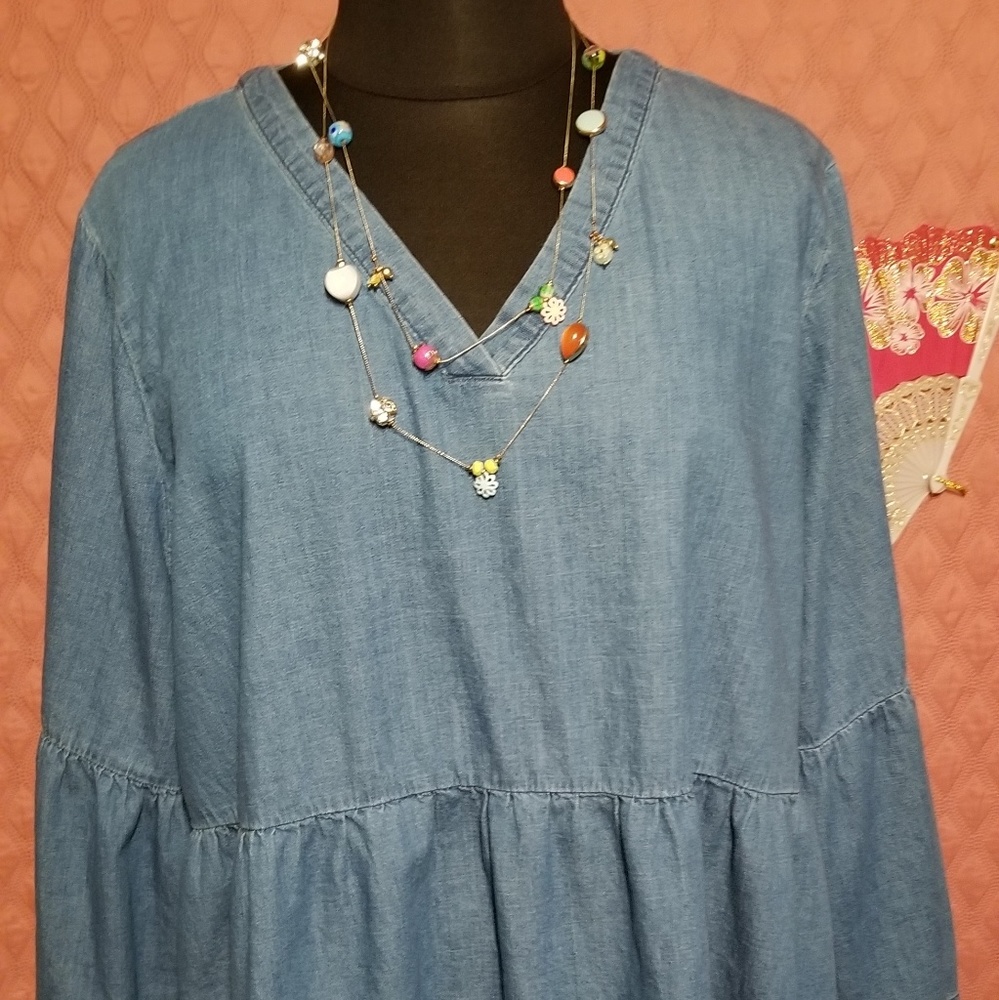 Denim top